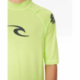 Brne Kortrmet T-shirt Rip Curl Wave Upf Limegrn #5
