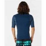 Kort�rmet T-shirt til M�nd Rip Curl Waves Marinebl� #2