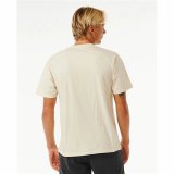 Kortrmet T-shirt til Mnd Rip Curl Surf Revival Mumma Varm hvid #3