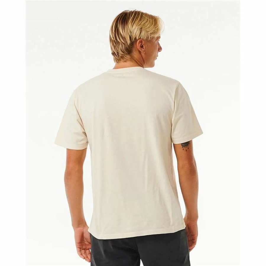 Kortrmet T-shirt til Mnd Rip Curl Surf Revival Mumma Varm hvid #3