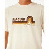 Kortrmet T-shirt til Mnd Rip Curl Surf Revival Mumma Varm hvid #5