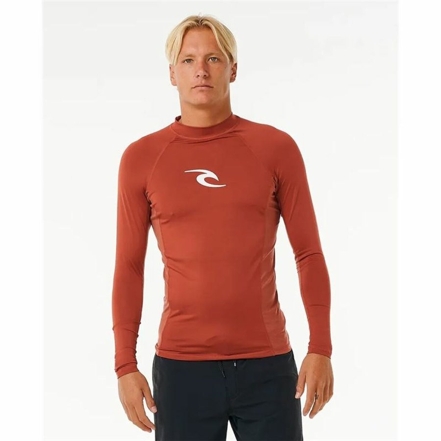 Bade T-shirt Rip Curl Waves Upf Perf L/S R�d Surf #2