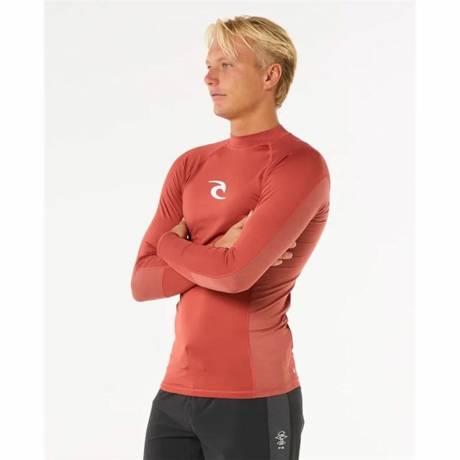 Bade T-shirt Rip Curl Waves Upf Perf L/S R�d Surf #3