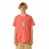 Kortrmet T-shirt til Mnd Rip Curl Lost Island Orange #1