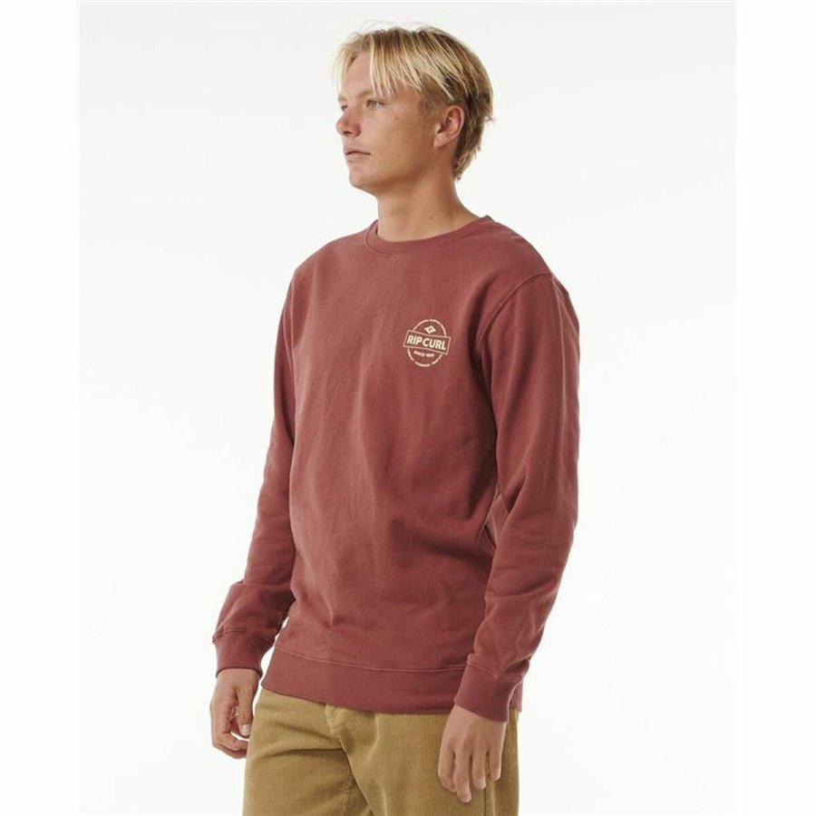 Sweaters uden Htte til Mnd Rip Curl Stapler Crew Brun #3