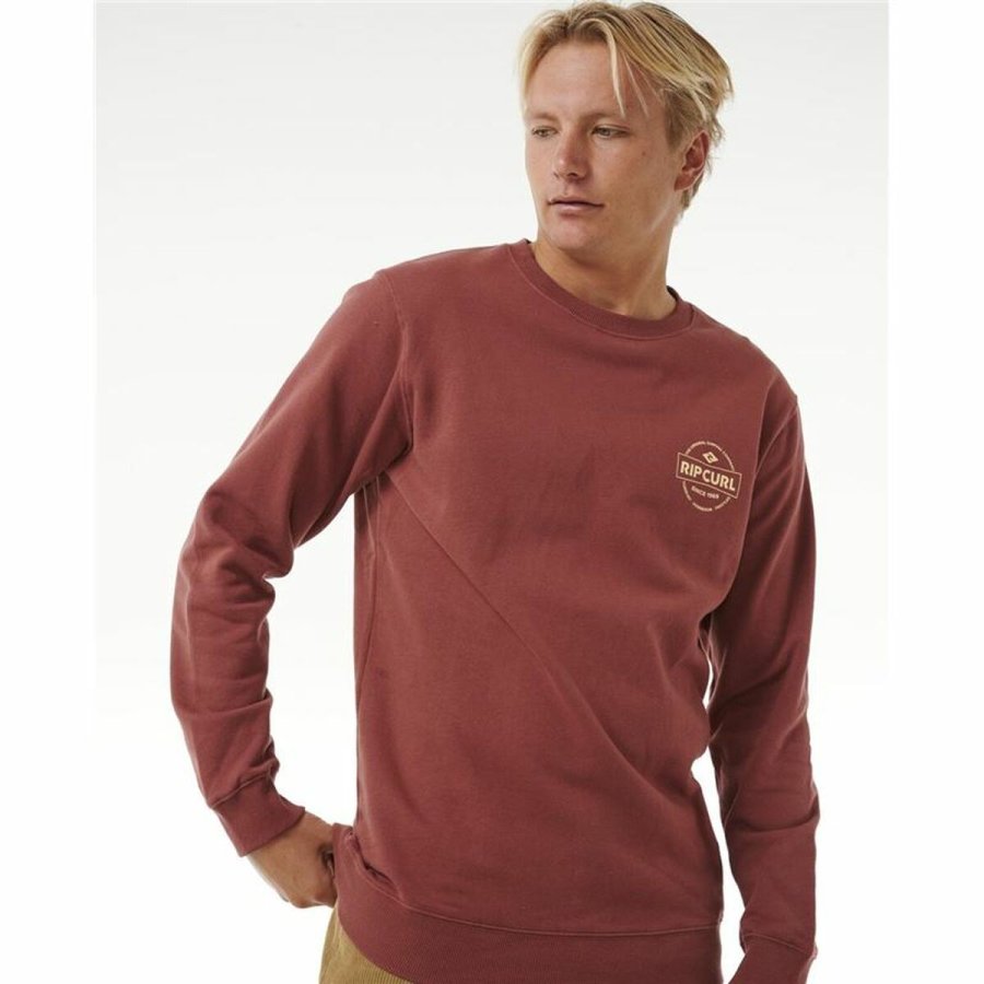Sweaters uden Htte til Mnd Rip Curl Stapler Crew Brun #5