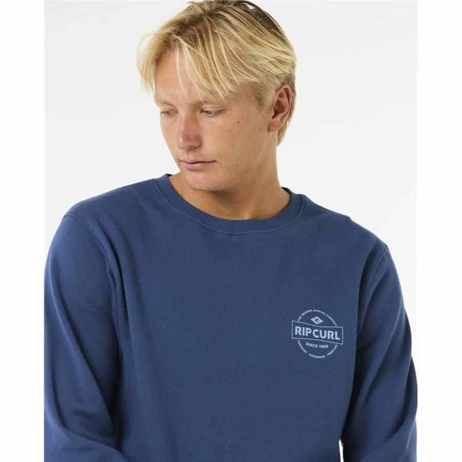 Sweaters uden Htte til Mnd Rip Curl Stapler Crew Bl #5