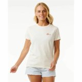 Kortrmet T-shirt til Kvinder Rip Curl Wild Bloom Hvid #2
