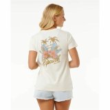 Kortrmet T-shirt til Kvinder Rip Curl Wild Bloom Hvid #3