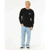 Sweaters uden Htte til Mnd Rip Curl Stapler Crew Sort #5