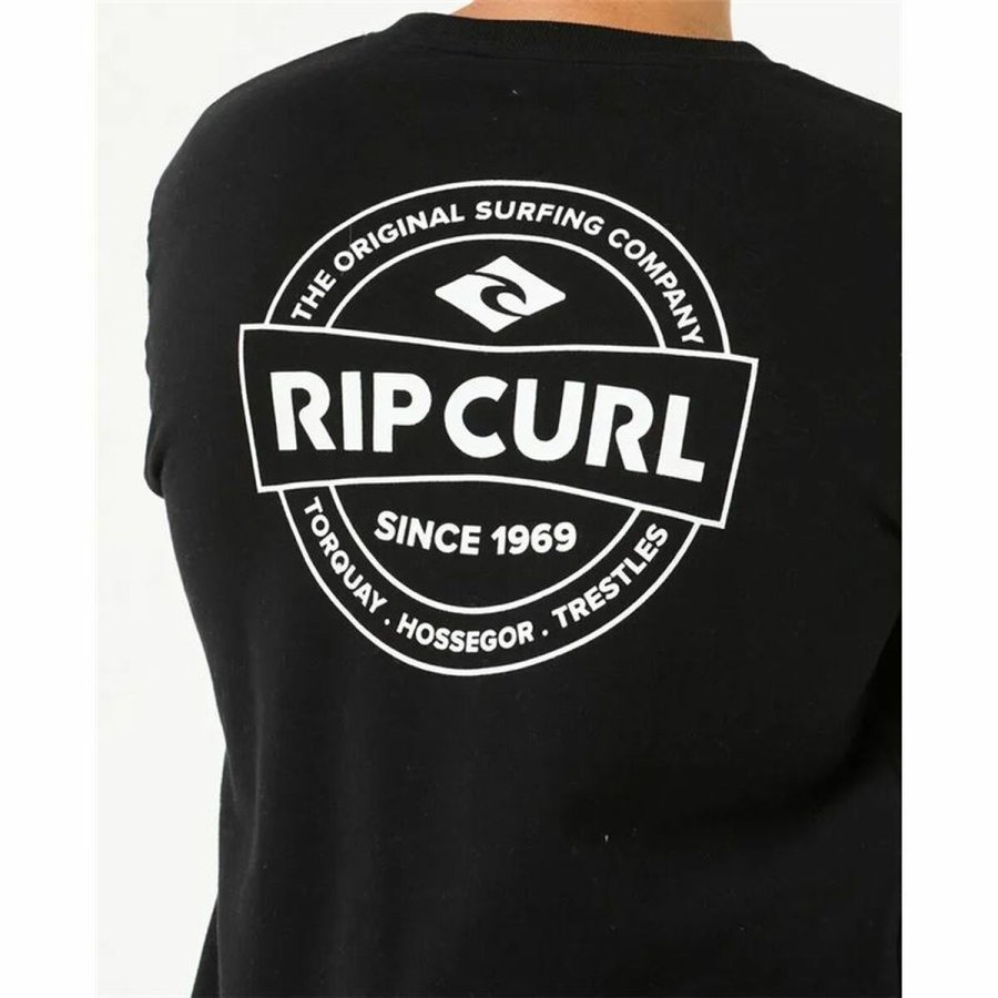 Sweaters uden Htte til Mnd Rip Curl Stapler Crew Sort #6