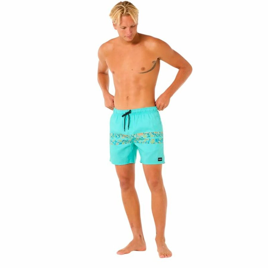 Badetj til Mnd Rip Curl Framed Volley Update Grn Vand #3