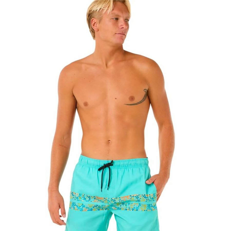 Badetj til Mnd Rip Curl Framed Volley Update Grn Vand #4
