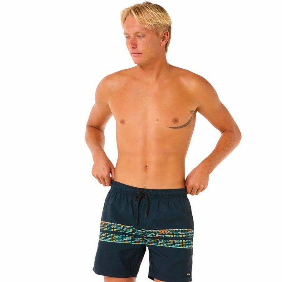 Badetj til Mnd Rip Curl Framed Volley Update Marinebl #4