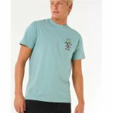 Kortrmet T-shirt til Mnd Rip Curl Search Icon Tee Bl #2