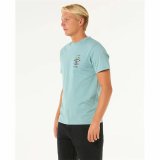 Kortrmet T-shirt til Mnd Rip Curl Search Icon Tee Bl #3