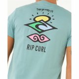 Kortrmet T-shirt til Mnd Rip Curl Search Icon Tee Bl #6