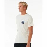Kortrmet T-shirt til Mnd Rip Curl Passage Tee Hvid #3