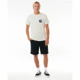 Kortrmet T-shirt til Mnd Rip Curl Passage Tee Hvid #5
