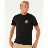 Kortrmet T-shirt til Mnd Rip Curl Passage Tee Sort #2