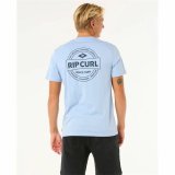 Kortrmet T-shirt til Mnd Rip Curl Staple Tee Bl #3