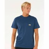 Kort�rmet T-shirt til M�nd Rip Curl Surf Paradise Badge Tee #2