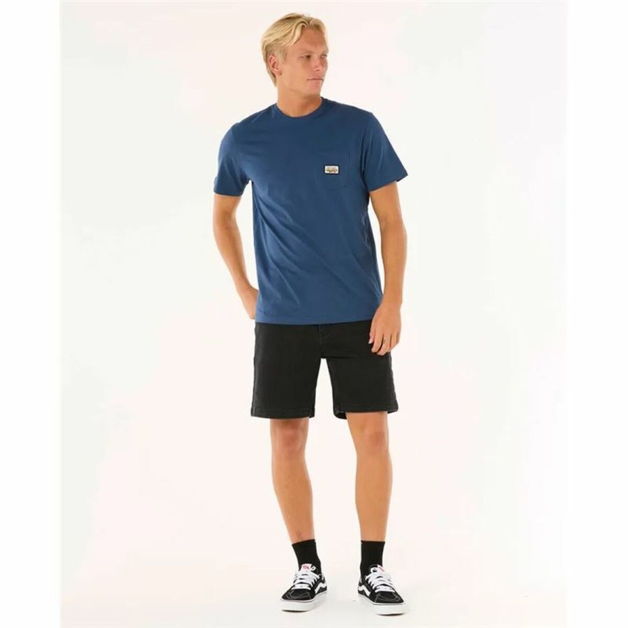 Kort�rmet T-shirt til M�nd Rip Curl Surf Paradise Badge Tee #4