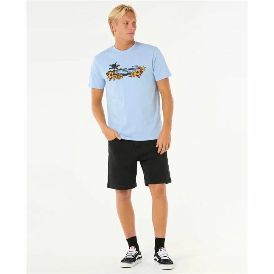 Kortrmet T-shirt til Mnd Rip Curl Surf Paradise Bl #4