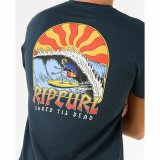 Kortrmet T-shirt til Mnd Rip Curl Shred Til Tee Marinebl #5