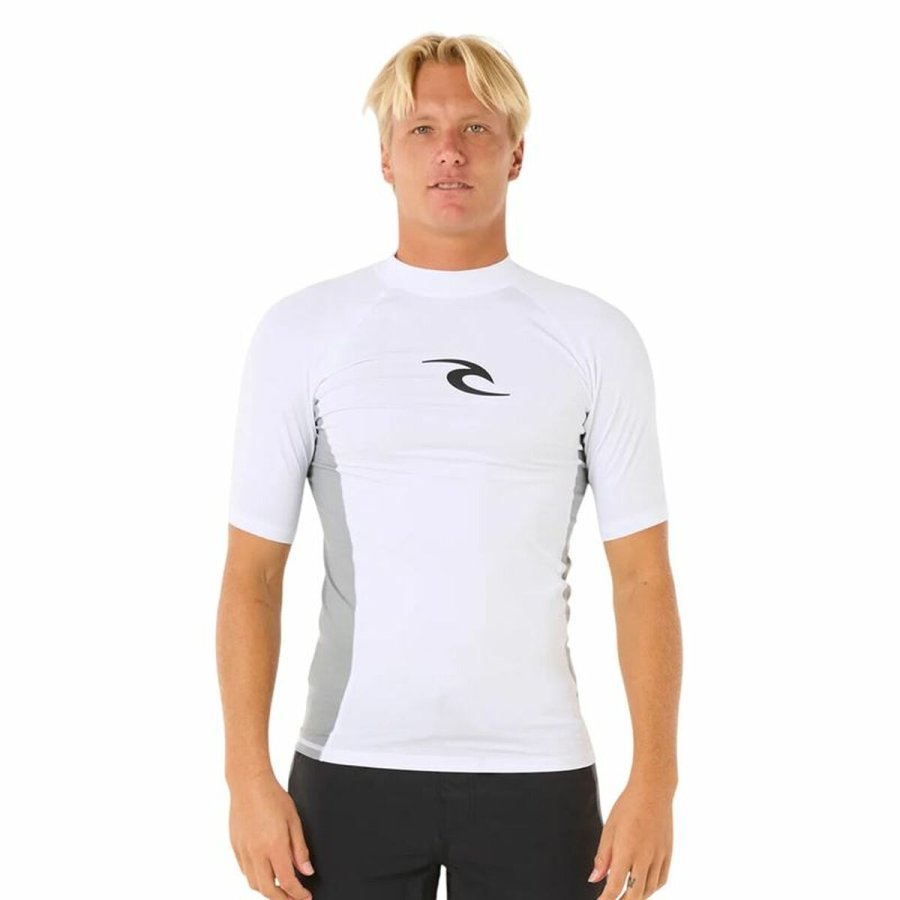 Bade T-shirt Rip Curl Waves Upf Perf S/S Hvid #1