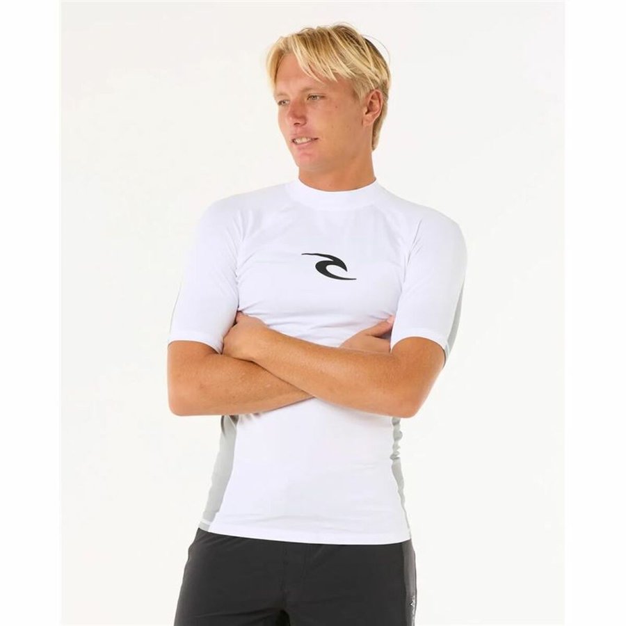 Bade T-shirt Rip Curl Waves Upf Perf S/S Hvid #3