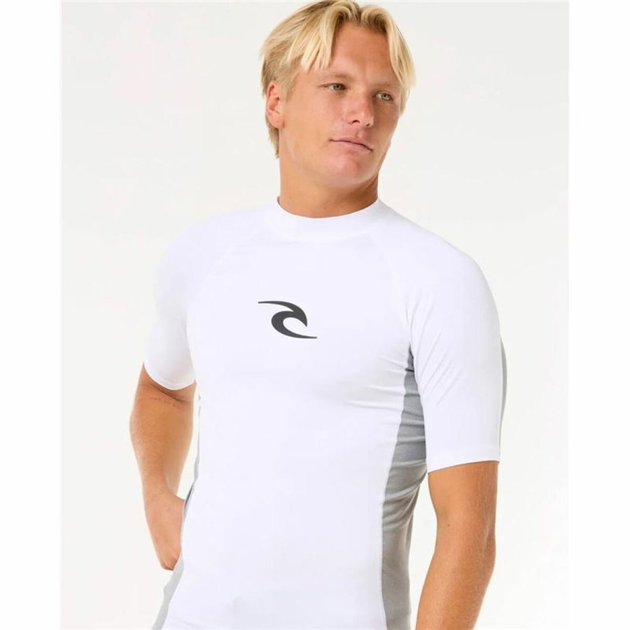 Bade T-shirt Rip Curl Waves Upf Perf S/S Hvid #4