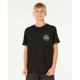 Brne Kortrmet T-shirt Rip Curl Staple Sort #2