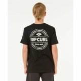 Brne Kortrmet T-shirt Rip Curl Staple Sort #4