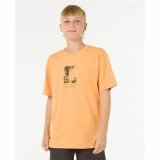 Brne Kortrmet T-shirt Rip Curl Raw Energy Frame Tee Orange #2