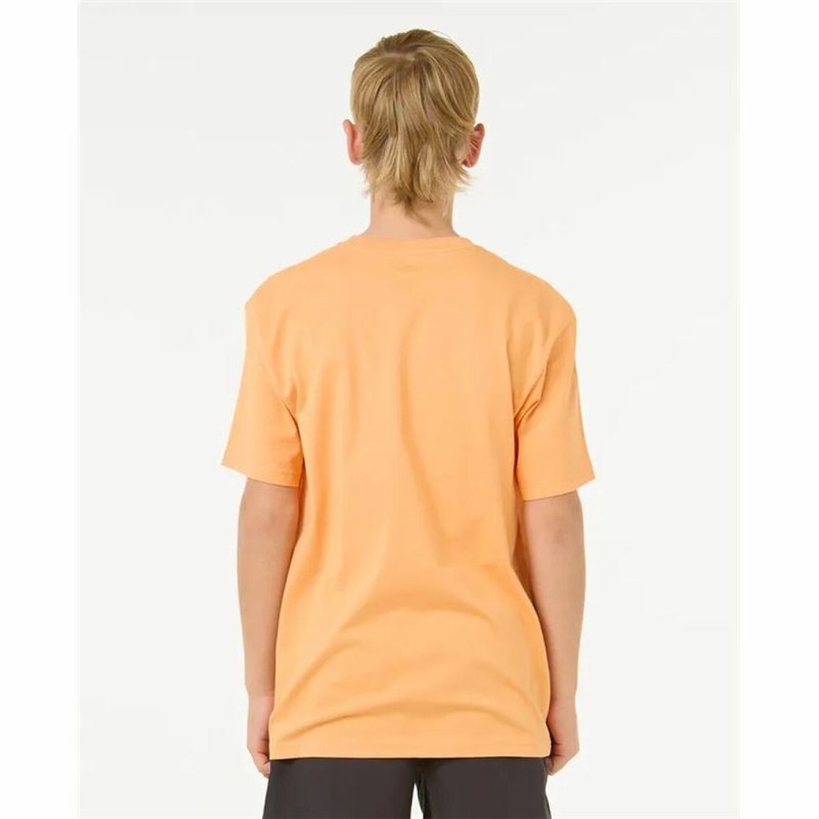 Brne Kortrmet T-shirt Rip Curl Raw Energy Frame Tee Orange #4