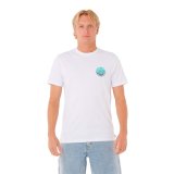 Kort�rmet T-shirt til M�nd Rip Curl Passage Tee Hvid #1