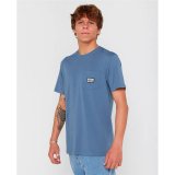 Kort�rmet T-shirt til M�nd Rip Curl Sportline Badge Ss Tee Indigo #2