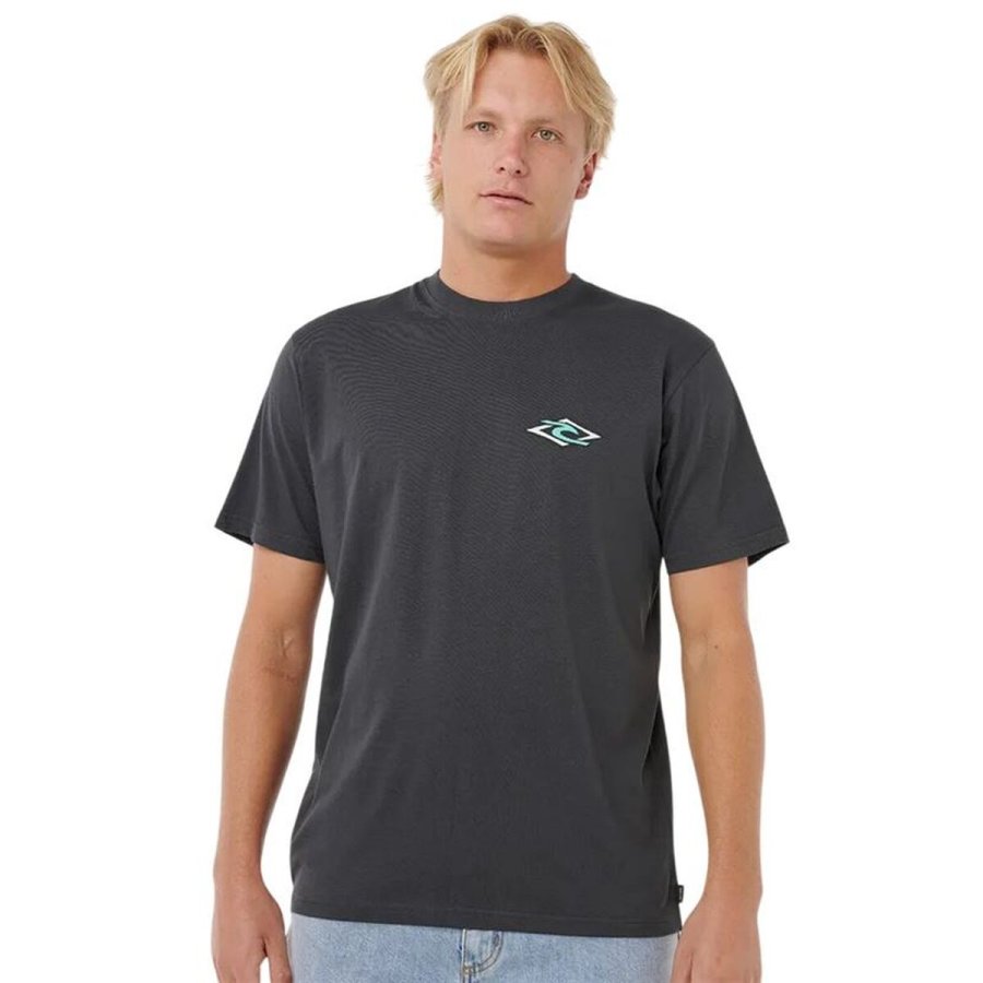 Kort�rmet T-shirt til M�nd Rip Curl Legacy Tee Sort #1