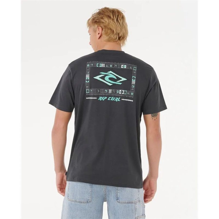 Kort�rmet T-shirt til M�nd Rip Curl Legacy Tee Sort #2