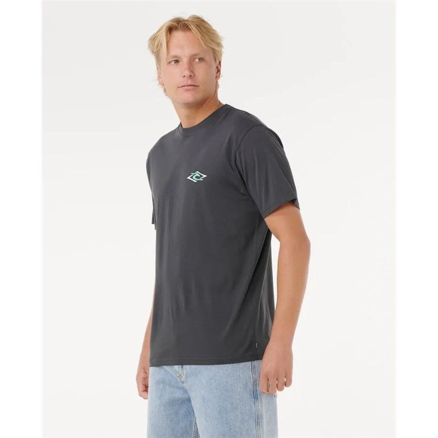 Kort�rmet T-shirt til M�nd Rip Curl Legacy Tee Sort #3