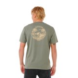 Kort�rmet T-shirt til M�nd Rip Curl Surf Trip Tee Bl� #2