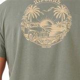 Kort�rmet T-shirt til M�nd Rip Curl Surf Trip Tee Bl� #4