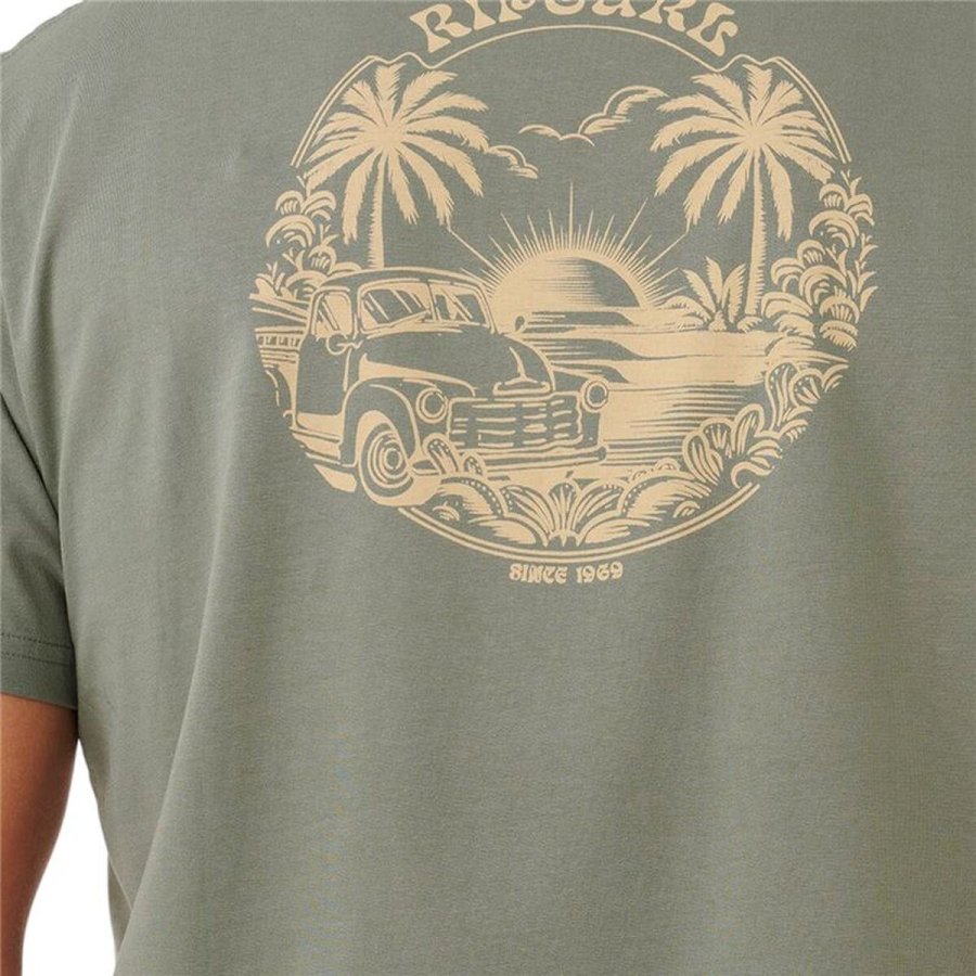 Kort�rmet T-shirt til M�nd Rip Curl Surf Trip Tee Bl� #4