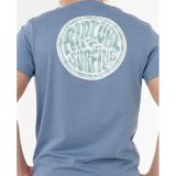 Kort�rmet T-shirt til M�nd Rip Curl Drifter Tee Bl� #3