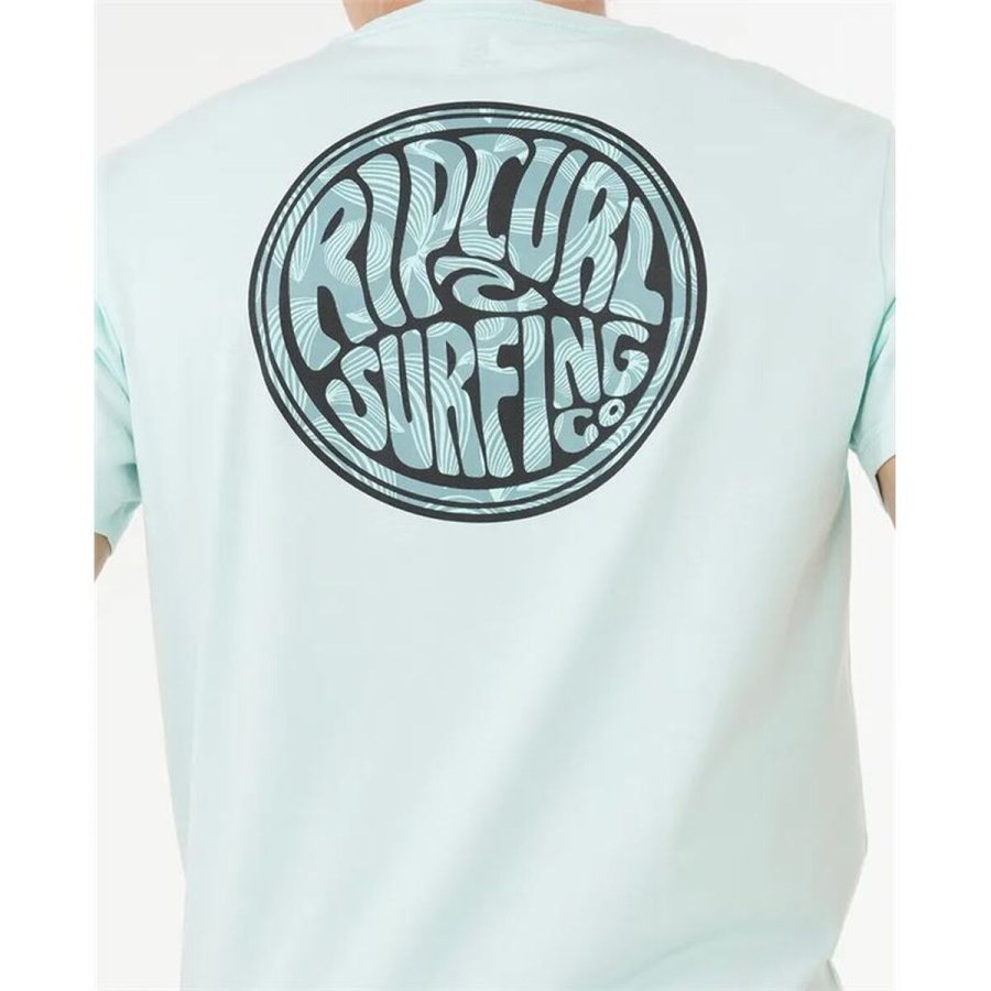 Kort�rmet T-shirt til M�nd Rip Curl Drifter Tee Bl� #3