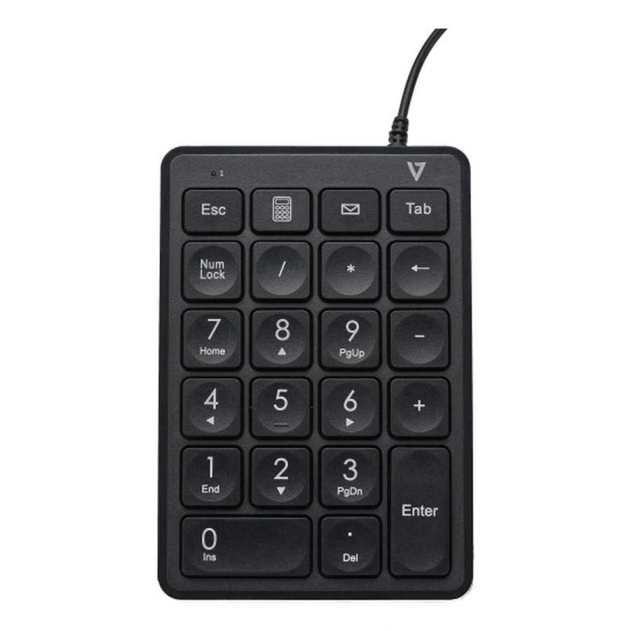 Numerisk tastatur V7 KP350 Sort #5