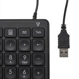 Numerisk tastatur V7 KP350 Sort #2