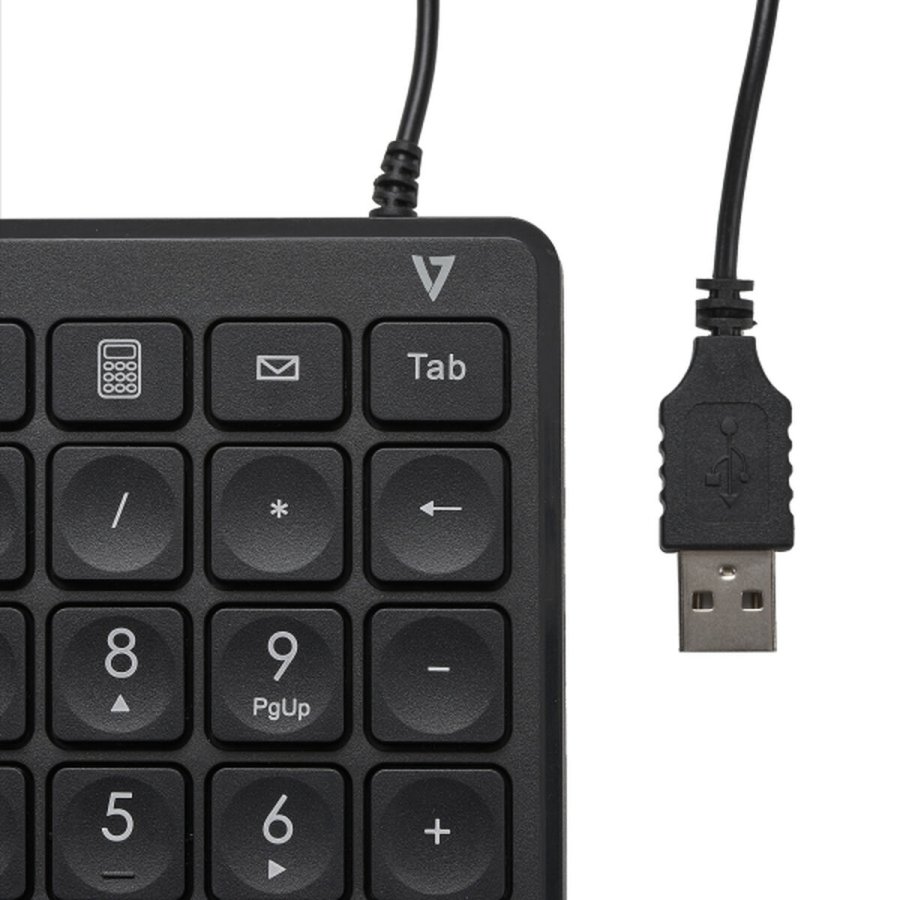 Numerisk tastatur V7 KP350 Sort #2