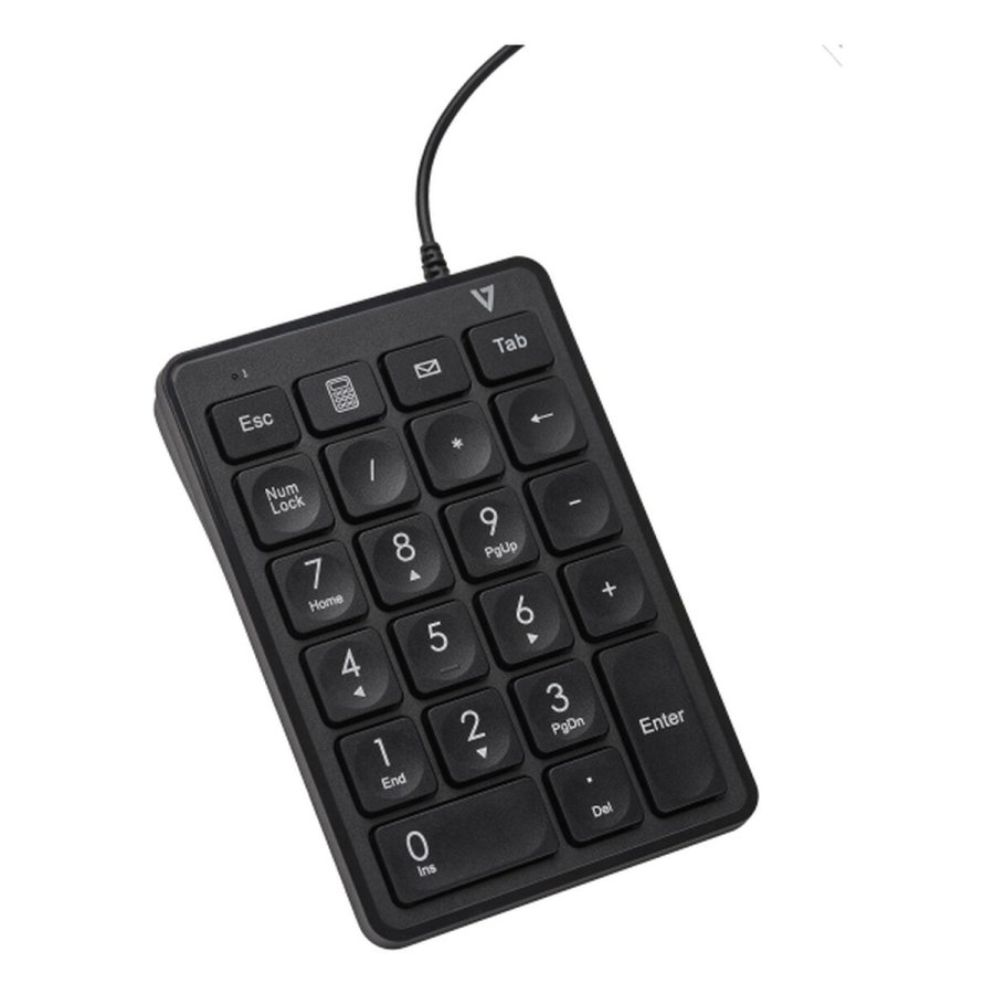 Numerisk tastatur V7 KP350 Sort #1